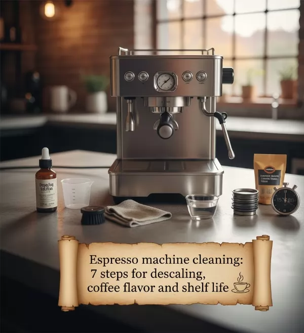 Καθαρισμός portafilter και εξαρτημάτων μηχανής εσπρέσο για υγιεινή και σταθερή ποιότητα καφέ