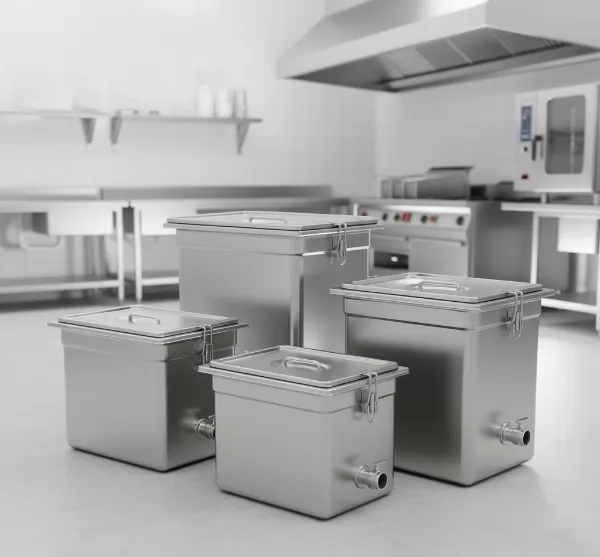 Επαγγελματικός λιποσυλλέκτης κουζίνας από ανοξείδωτο ατσάλι για εστιατόρια και επαγγελματικούς χώρους εστίασης
