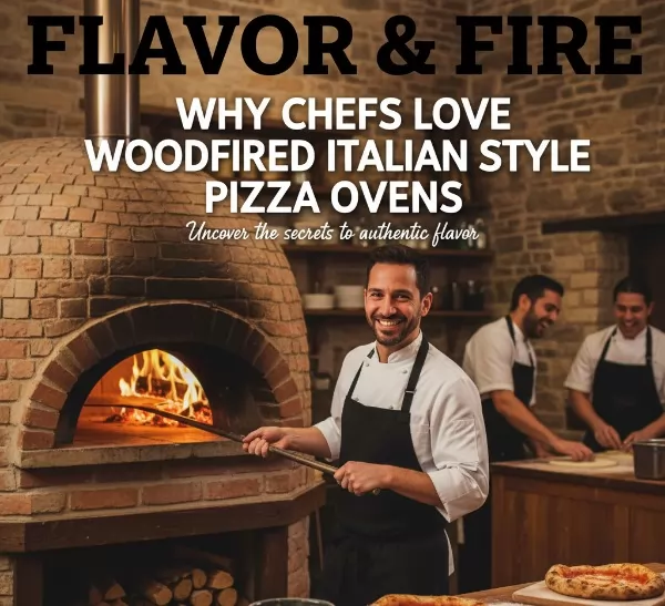 Woodfired Italian style pizza ovens loved by professional chefs