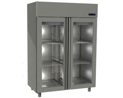 Επαγγελματικό Ψυγείο Θάλαμος-Συντήρηση με 2 Κρυστάλλινες Πόρτες Slim Line